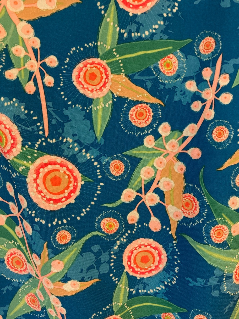 Rip Skirt Hawaii Coverup in Teal, Green, Orange - Picture 3 of 7
